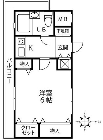 クリオ日吉壱番館の物件間取画像